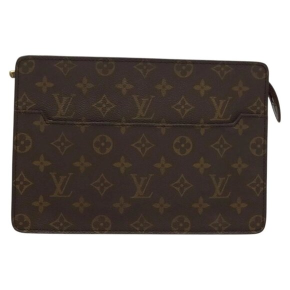 LOUIS VUITTON Monogram Pochette Homme Clutch Bag - Picture 1 of 15